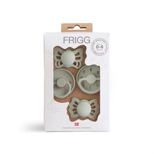 FRIGG ​​Baby's First pacifier​ 4-pack - Moonlight Sailing - Sage